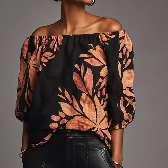 Anthropologie Off Shoulder Top - Picture 1 of 4